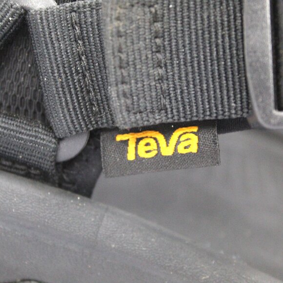 Teva Mens Black Hurricane Verge Strappy Hiking Sandals 1121534 Size 11 Light Use main image 4